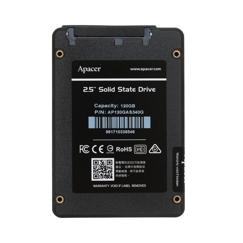 Накопитель SSD Apacer AS340 [AP120GAS340G-1] 120GB — KSKSHOP.RU