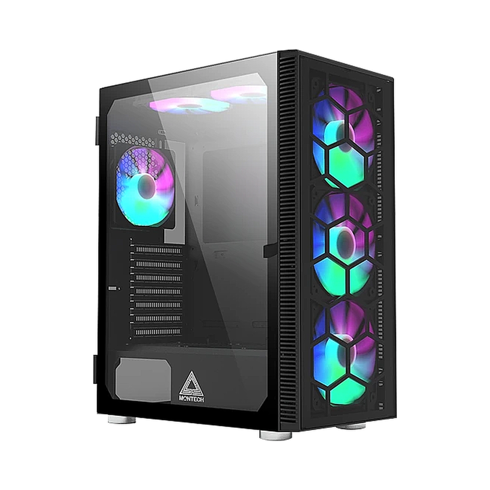 Корпус MONTECH X3 GLASS, черный — KSKSHOP.RU