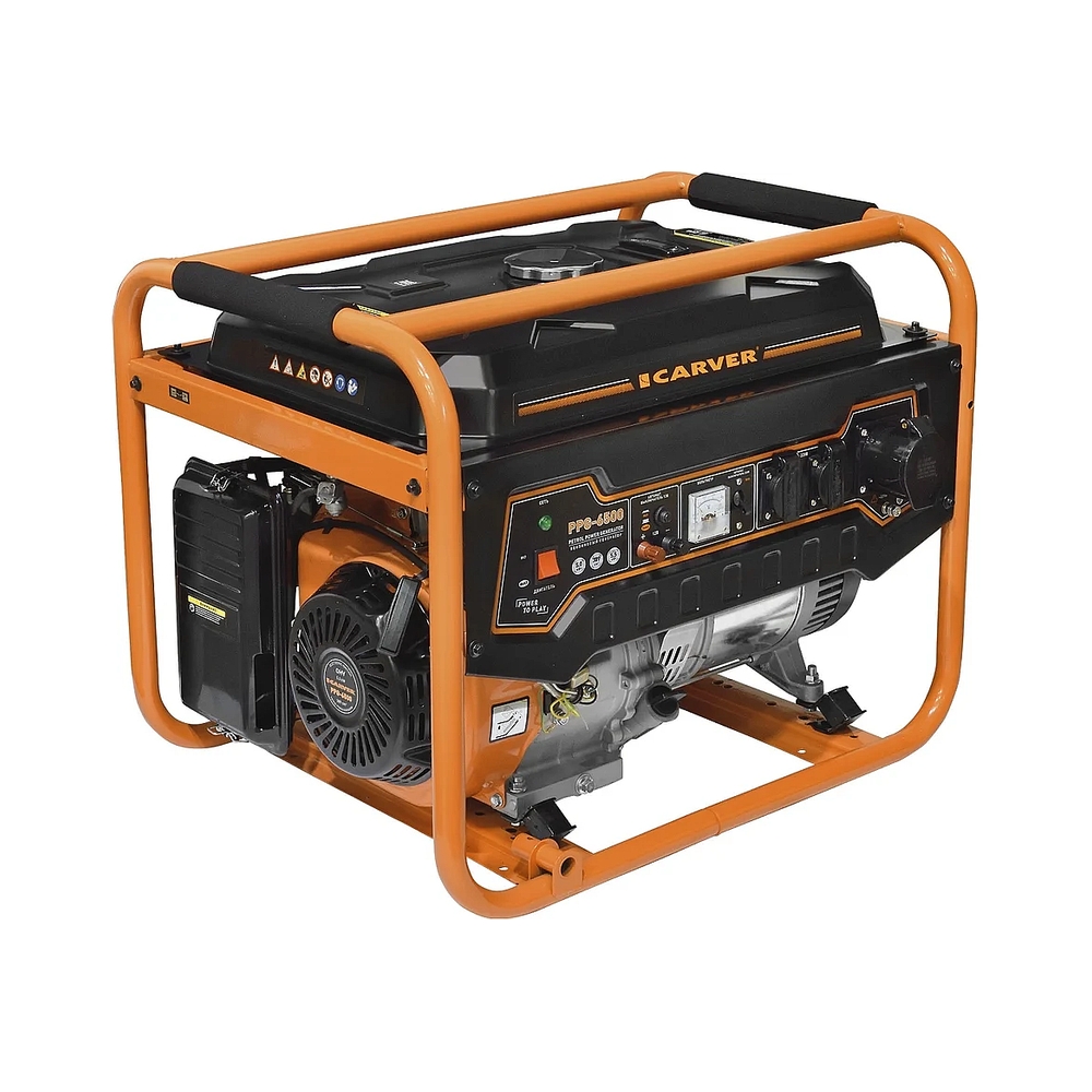 Электрогенератор бензиновый Carver PPG-6500, 5.5 кВт, 74 дБ, 79 кг — KSKSHOP.RU