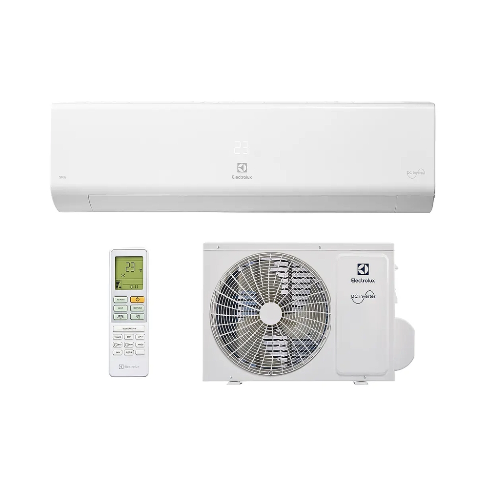 Сплит-система инверторная Electrolux Slide DC EACS/I-12HSL/N8 комплект — KSKSHOP.RU