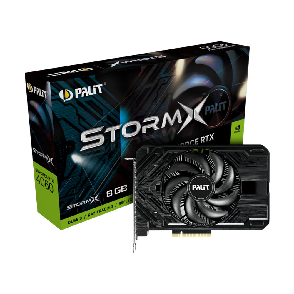 Видеокарта Palit GeForce RTX 4060 8GB StormX [NE64060019P1-1070F] — KSKSHOP.RU