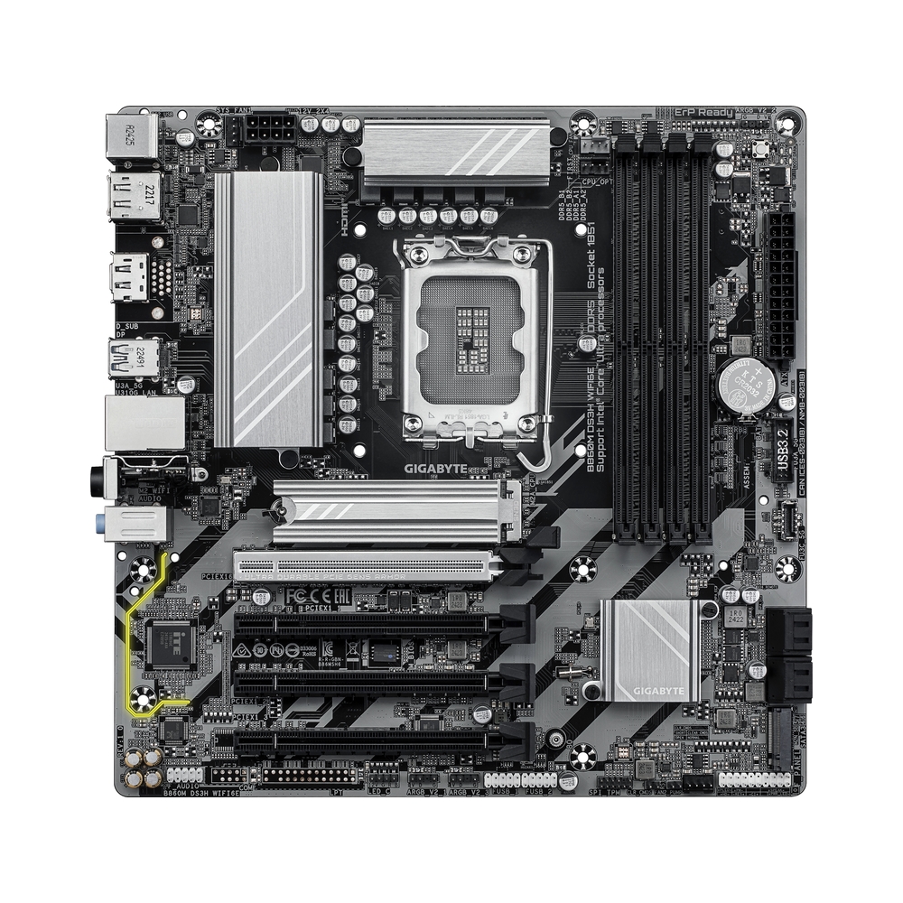 Материнская плата GIGABYTE B860M DS3H WIFI6E — KSKSHOP.RU