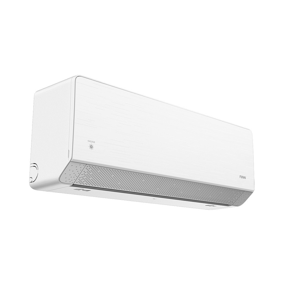 Внутренний блок настенного типа FUNAI SHOGUN Inverter 2024 RAM-I-SG25HP.W02/S инвертор, 8700 BTU, 25 м², 19/38 дБ, охлаждение, обогрев, белый — KSKSHOP.RU