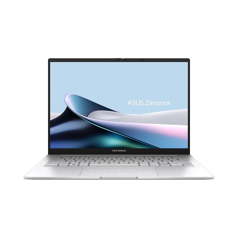 Ноутбук Asus Zenbook 14 UX3405MA-QD488W Core Ultra 7 155H 16Gb SSD1Tb Intel Arc 14" OLED FHD+ (1920x1200) Windows 11 Home silver WiFi BT Cam Bag (90NB11R2-M00SS0) — KSKSHOP.RU