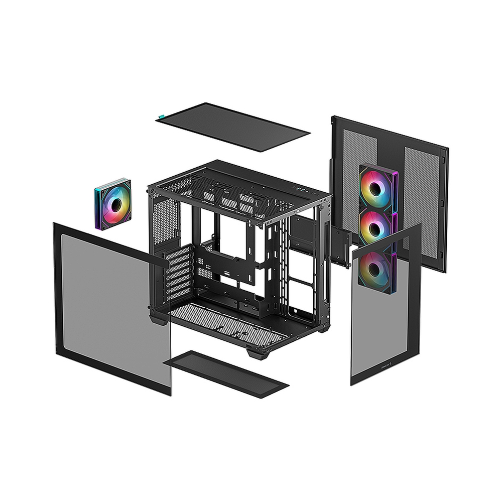 Корпус Deepcool CG530 4F, черный — KSKSHOP.RU