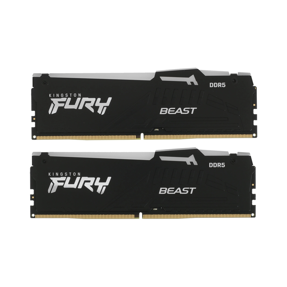 Оперативная память Kingston FURY Beast Black RGB [KF556C36BBEAK2-32] 32GB KIT D5 — KSKSHOP.RU