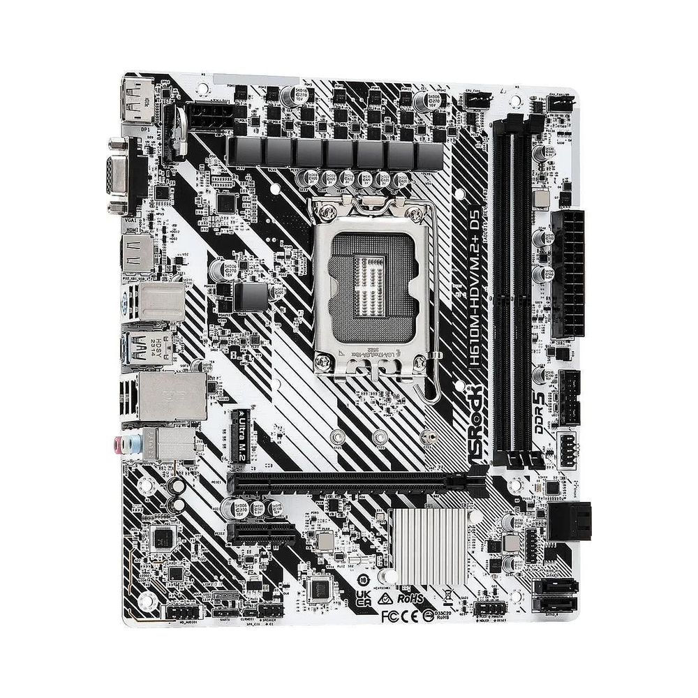 Материнская плата Asrock H610M-HDV/M.2+ D5 — KSKSHOP.RU