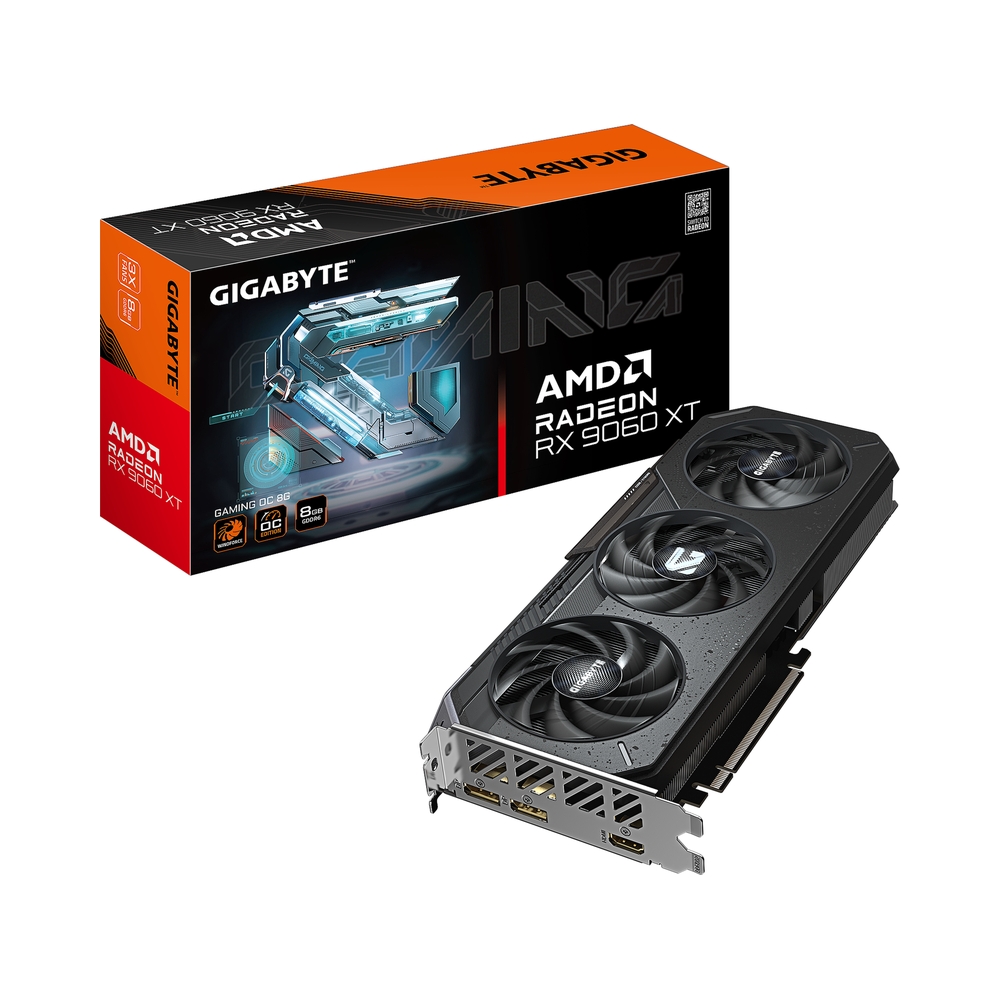 Видеокарта GIGABYTE AMD Radeon RX 9060 XT GAMING OC [GV-R9060XTGAMING OC-8GD 1.0] — KSKSHOP.RU