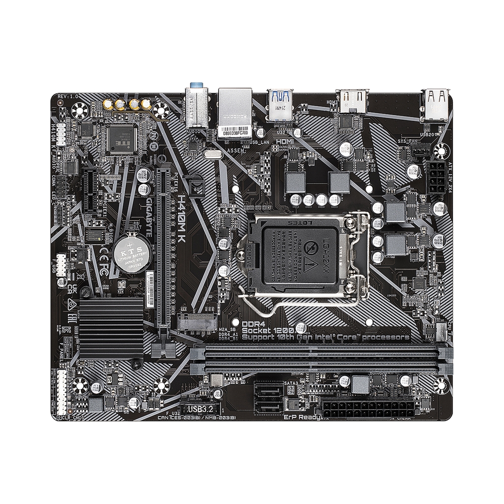 Материнская плата Gigabyte H410M K 2.0 — KSKSHOP.RU