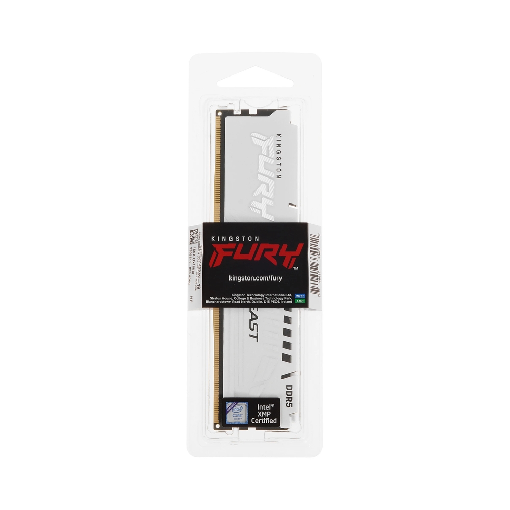 Оперативная память Kingston FURY Beast White [KF552C40BW-16] 16GB D5 — KSKSHOP.RU