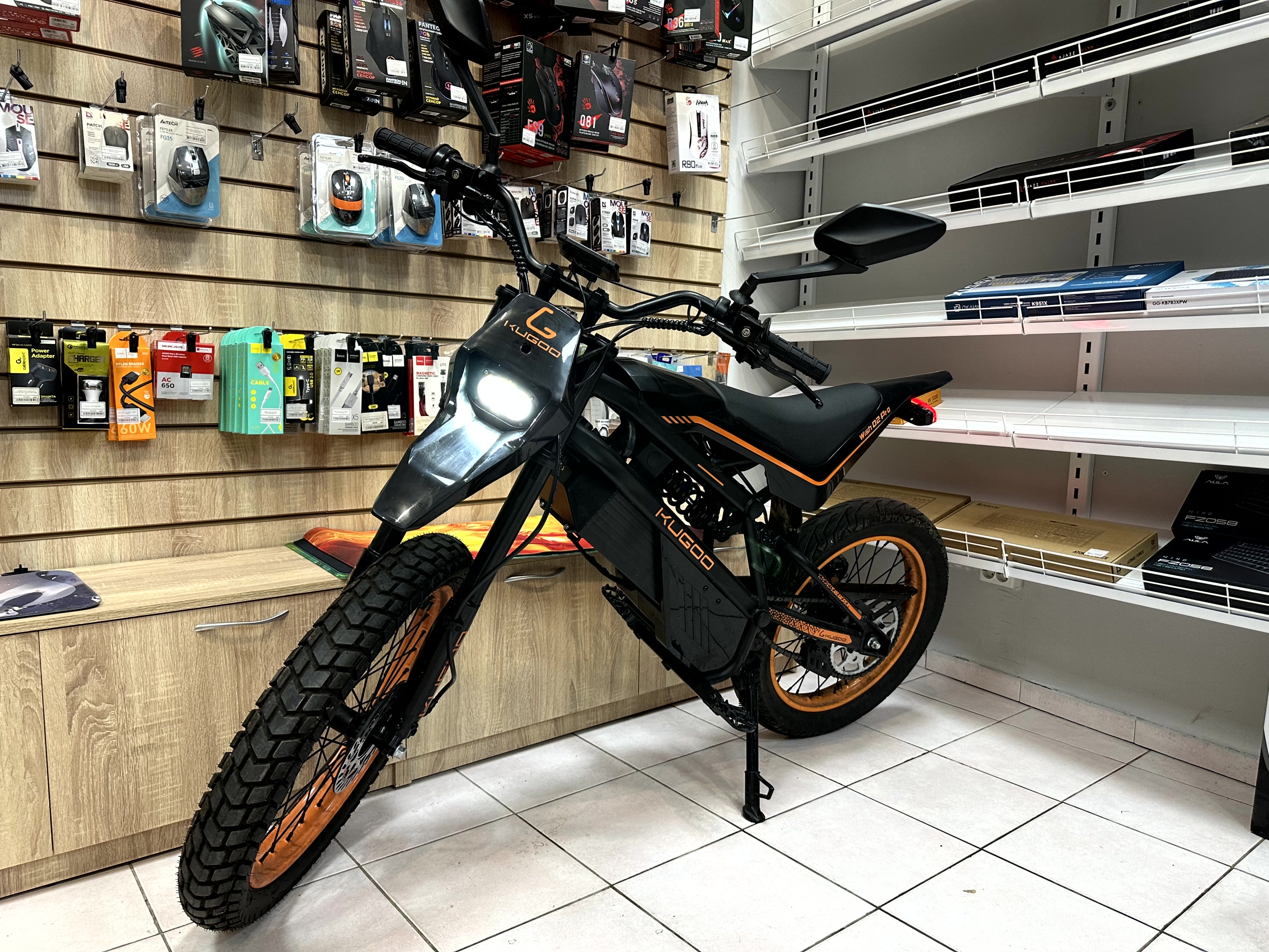 [Уценённый] Электропитбайк Kugoo Wish 02 Pro — KSKSHOP.RU