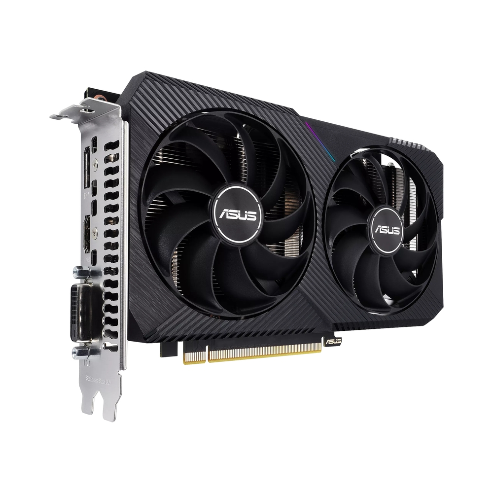 Видеокарта ASUS GeForce RTX 3050 Dual V2 OC Edition [DUAL-RTX3050-O8G-V2] — KSKSHOP.RU