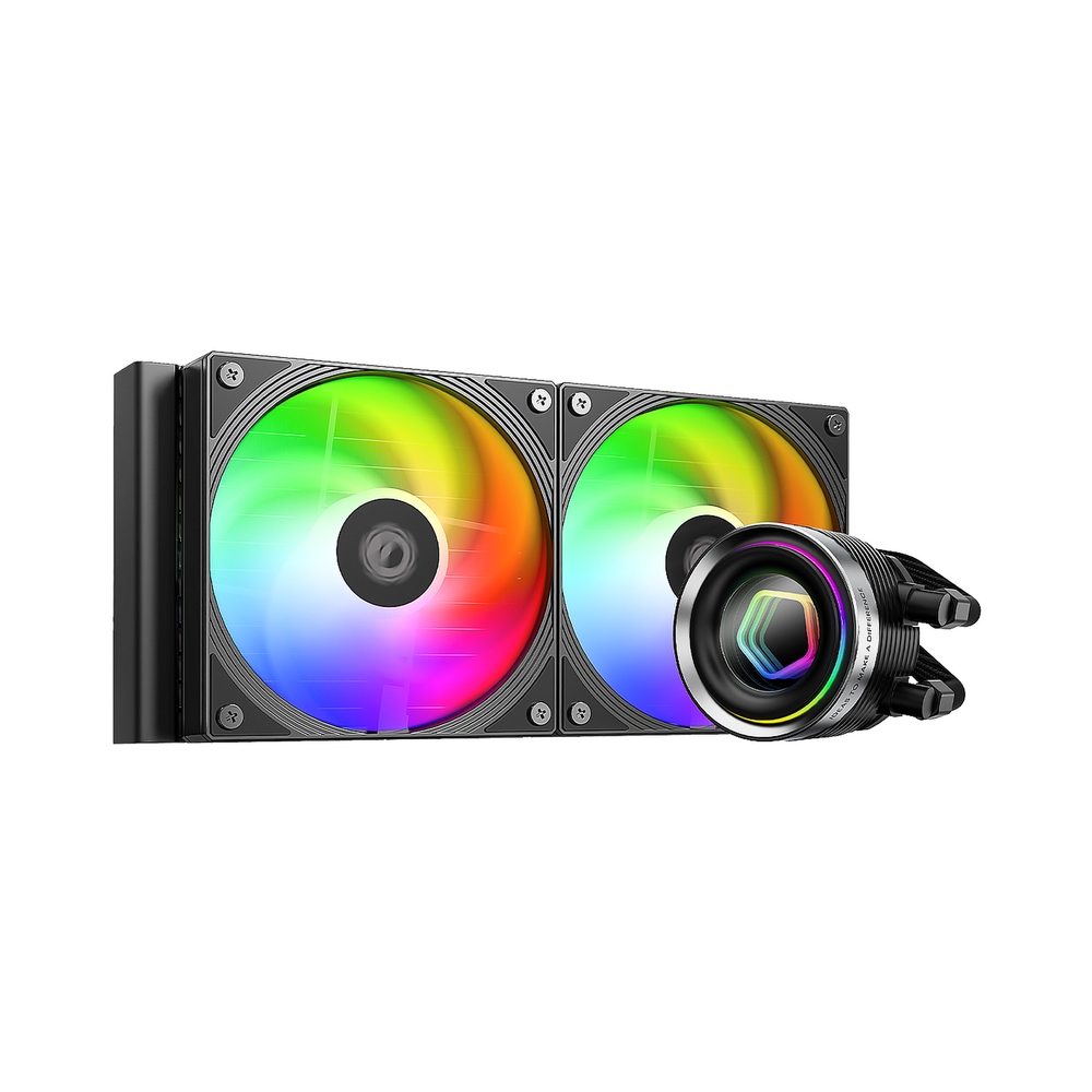 Cистема водяного охлаждения ID-Cooling FX240 INFINITY ARGB, черный — KSKSHOP.RU