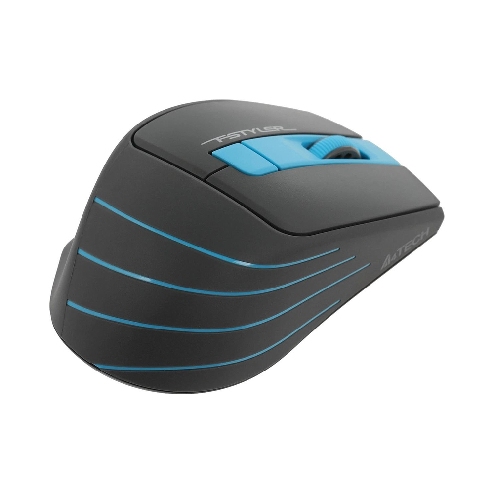 Мышь беспроводная A4Tech Fstyler FG30S серый/синий — KSKSHOP.RU