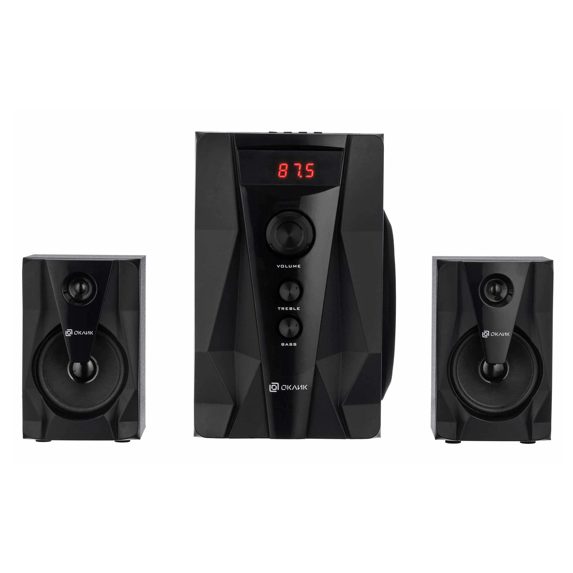 Колонки Oklick OK-431 2.1 черный 23Вт — KSKSHOP.RU