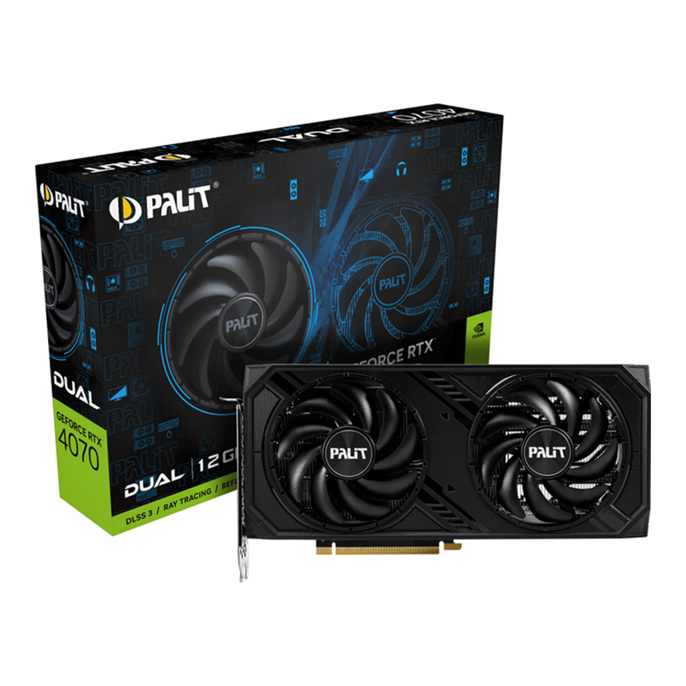 Видеокарта Palit GeForce RTX 4070 Dual [NED4070019K9-1047D] — KSKSHOP.RU