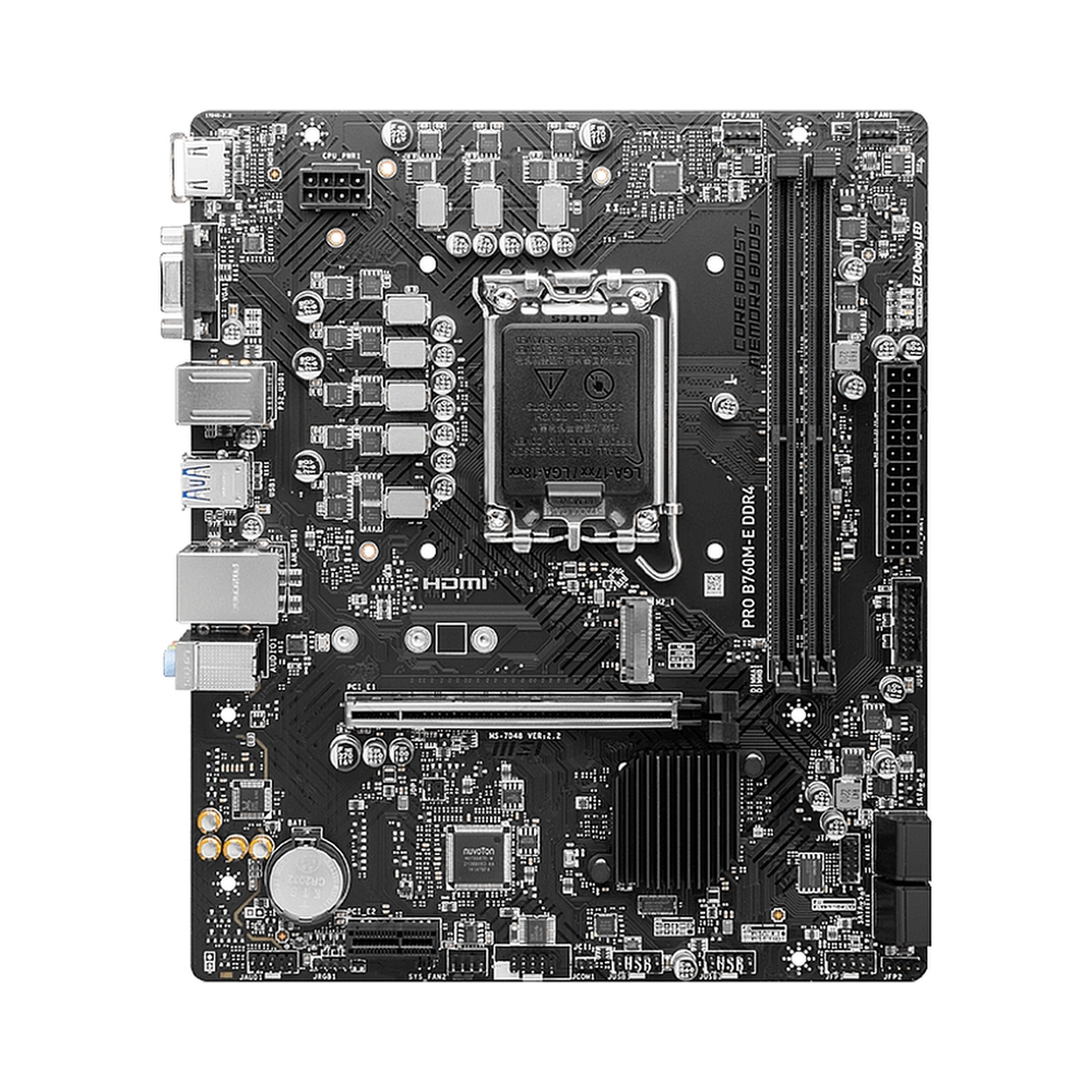 Материнская плата MSI PRO B760M-E DDR4 — KSKSHOP.RU