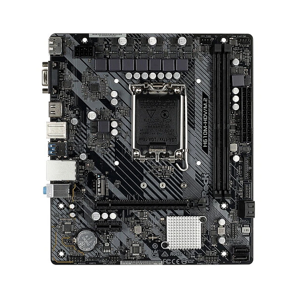 Материнская плата Asrock H610M-HDV/M.2 R2.0 D4 — KSKSHOP.RU