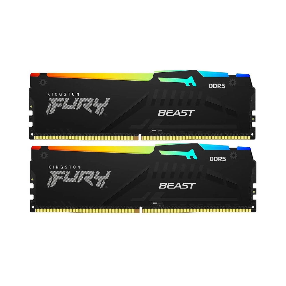 Оперативная память Kingston FURY Beast Black RGB [KF552C40BBAK2-32] 32GB KIT D5 — KSKSHOP.RU
