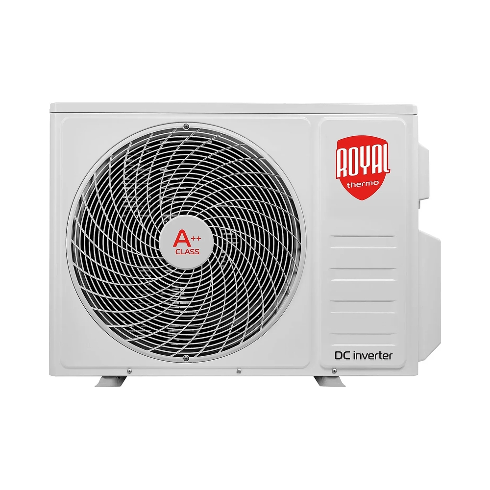 Наружный блок сплит-системы Royal Thermo Barocco DC RTBI/out-12HN8/черный инвертор, 12000 BTU, 35 м², охлаждение, обогрев, осушение — KSKSHOP.RU