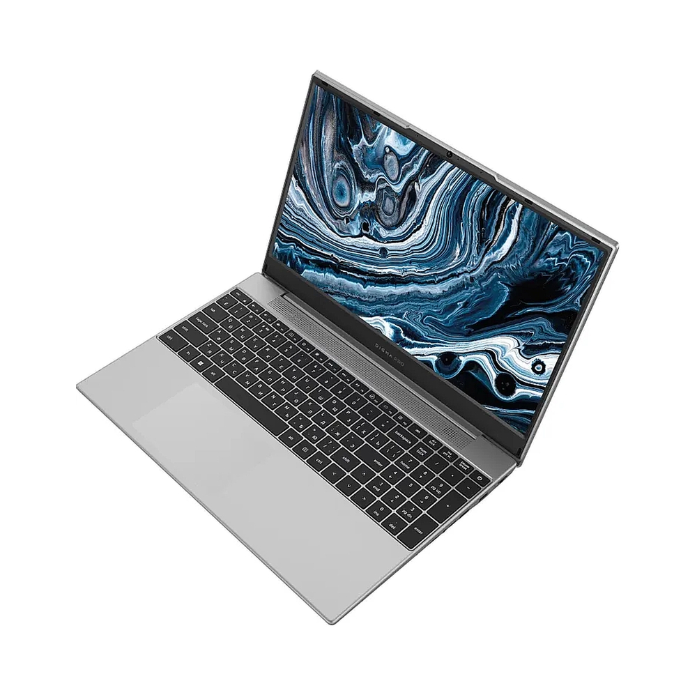 Ноутбук Digma Pro Breve серебристый DN15R5-ADXW09 Ryzen 5 7430U 16Gb SSD512Gb AMD Radeon 15.6" IPS FHD (1920x1080) Windows 11 Professional WiFi BT Cam 4500mAh — KSKSHOP.RU