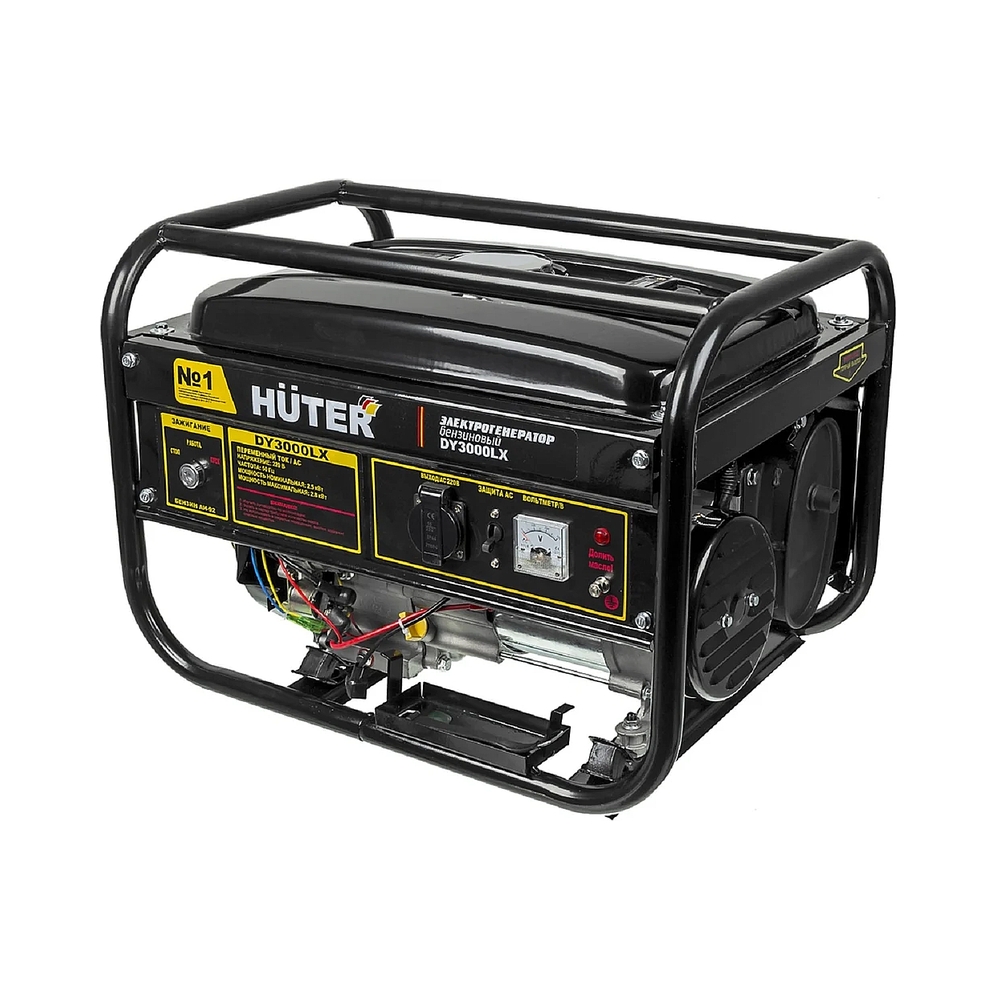 Электрогенератор бензиновый Huter DY3000LX, 2.7 кВт, 67 дБ, 45 кг — KSKSHOP.RU