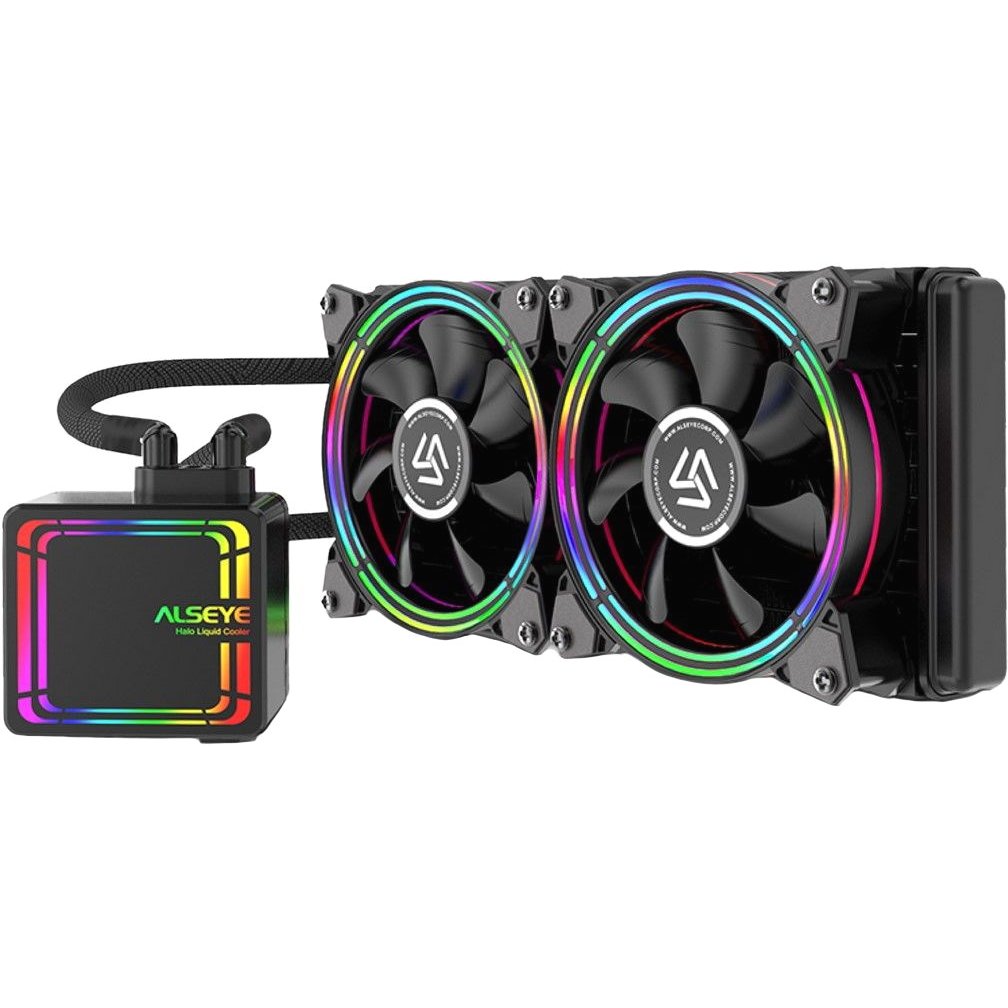Cистема водяного охлаждения Alseye H280 140mm*3 RGB — KSKSHOP.RU