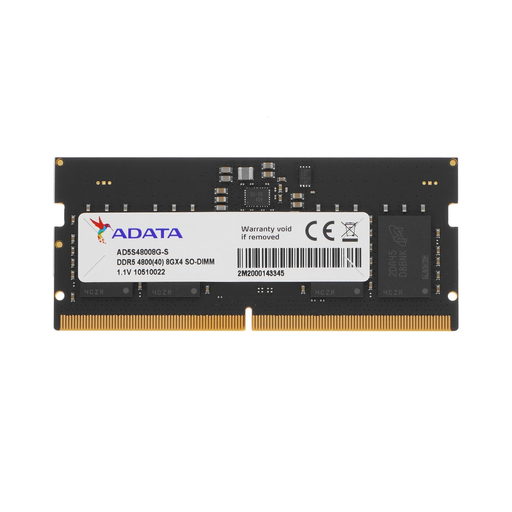 Оперативная память SODIMM ADATA [AD5S48008G-S] 8GB D5 — KSKSHOP.RU