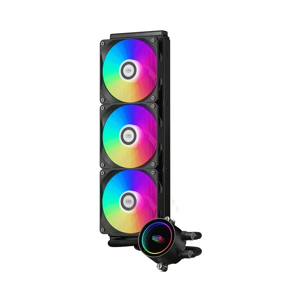 Система водяного охлаждения PcCooler DA360 BK ARGB, черный — KSKSHOP.RU
