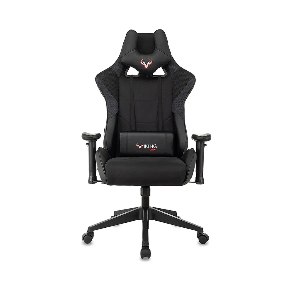 Игровое кресло Бюрократ VIKING 4 AERO BLACK EDITION, черный — KSKSHOP.RU
