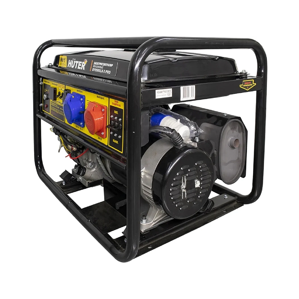 Электрогенератор бензиновый Huter DY9500LX-3 PRO, 8 кВт, 96 дБ, 79.4 кг — KSKSHOP.RU