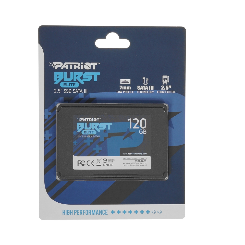 Накопитель SSD Patriot Burst Elite [PBE120GS25SSDR] 120GB — KSKSHOP.RU