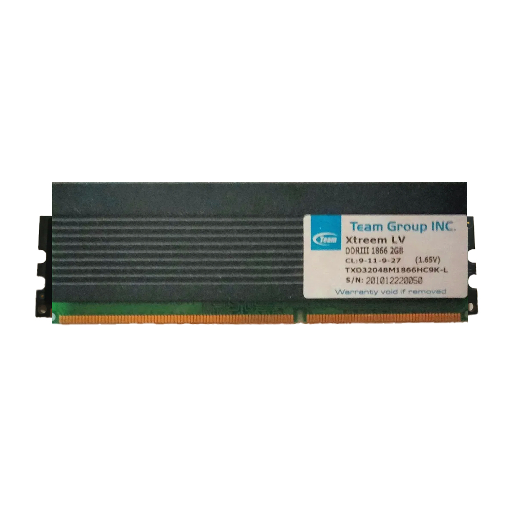 [Б/У] Оперативная память Team Group XTREEM LV 2GB DDR3 [TXD32048M1866HC9K-L] — KSKSHOP.RU