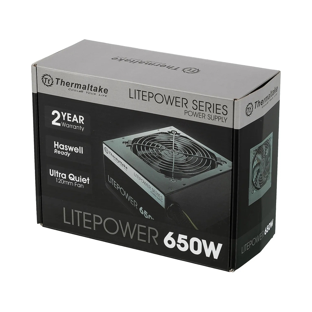 Блок питания Thermaltake Litepower 650W [PS-LTP-0650NPCNEU-2] — KSKSHOP.RU
