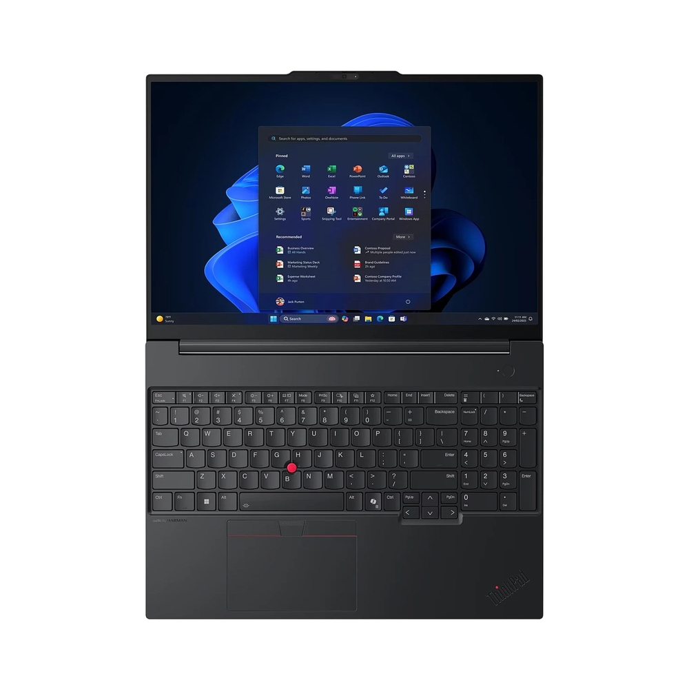 Ноутбук Lenovo ThinkPad E16 Gen 3 16" WUXGA (1920x1200) IPS 300N, Ultra 5 226V, 1x16GB SODIMM DDR5-5600, 512GB SSD M.2, Arc 140T, WiFi6E, BT, TPM2, FPR, FHD+IR Cam, 48Wh, 65W USB-C, NoOS, 1Y, 1.63kg — KSKSHOP.RU
