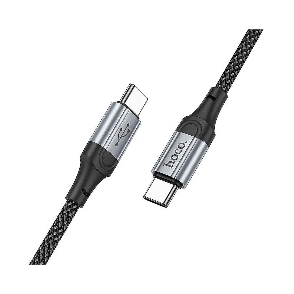 Кабель Hoco X102 Fresh Type-C to Type-C USB Type-C (m)-USB Type-C (m) 1м черный коробка — KSKSHOP.RU