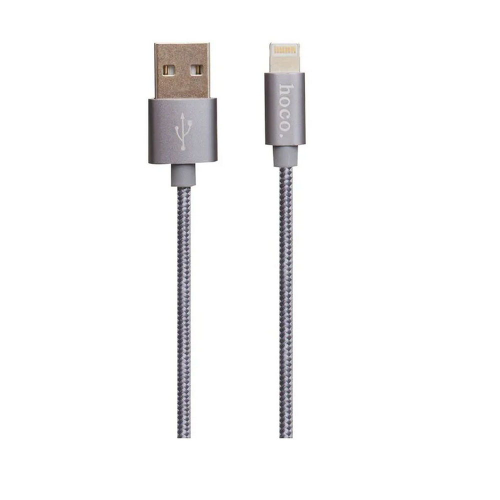 Кабель USB 2.0 hoco X2 текстильная оплетка, AM/Lightning M, матовый, 1м — KSKSHOP.RU