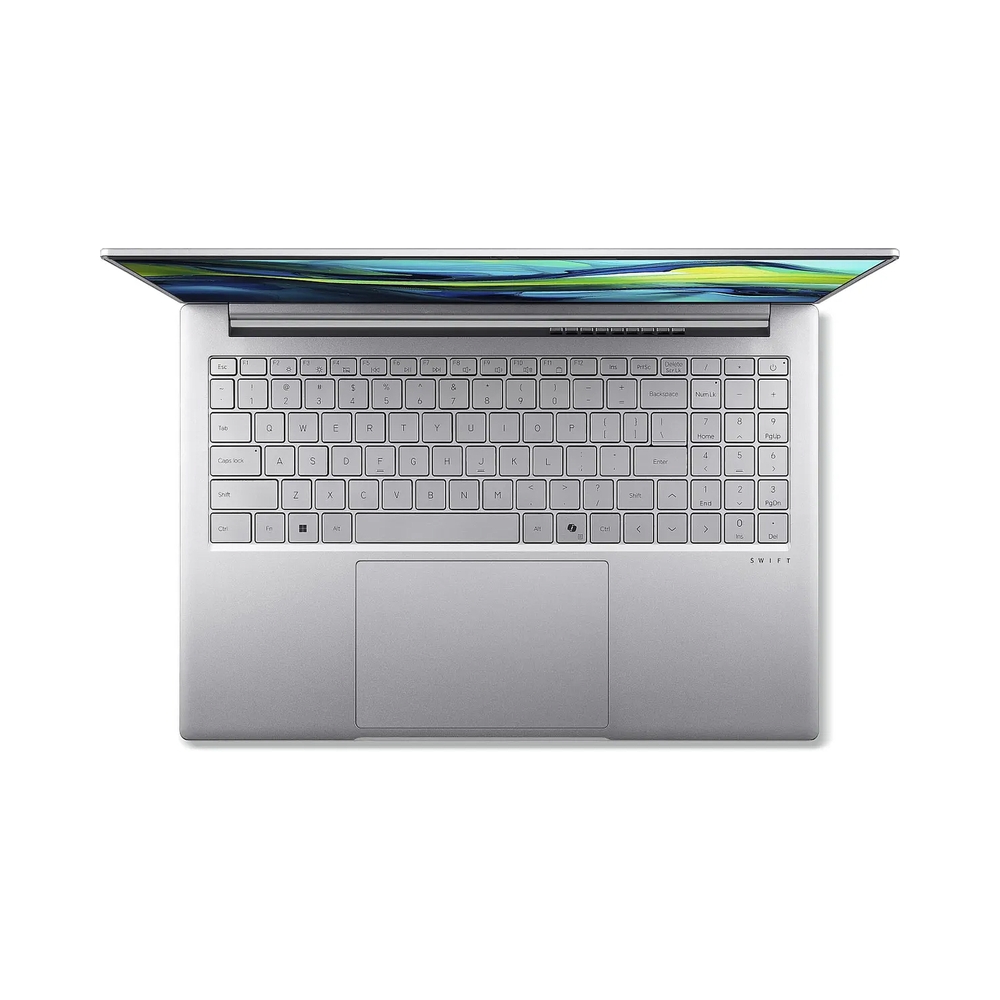 Ноутбук Acer Swift Lite SFL16-51M-54BL 16" WUXGA 1920x1200 Non-glare IPS / 1000:1 / 300 nit Intel® Core™ Ultra 5 processor 115U UMA 16 GB LPDDR5 Memory 512GB PCIe NVMe SSD Silver FULL METAL BODY KB backlight None (Boot-up only) — KSKSHOP.RU