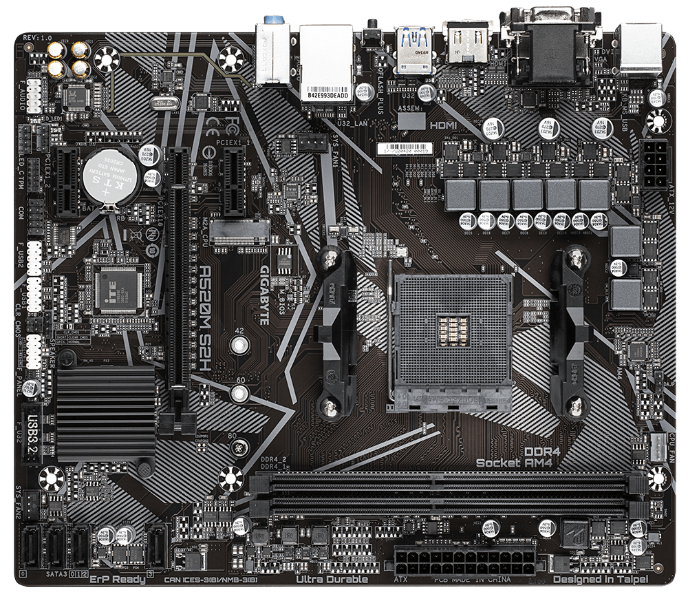 [Б\у] Материнская плата Gigabyte A520M S2H — KSKSHOP.RU