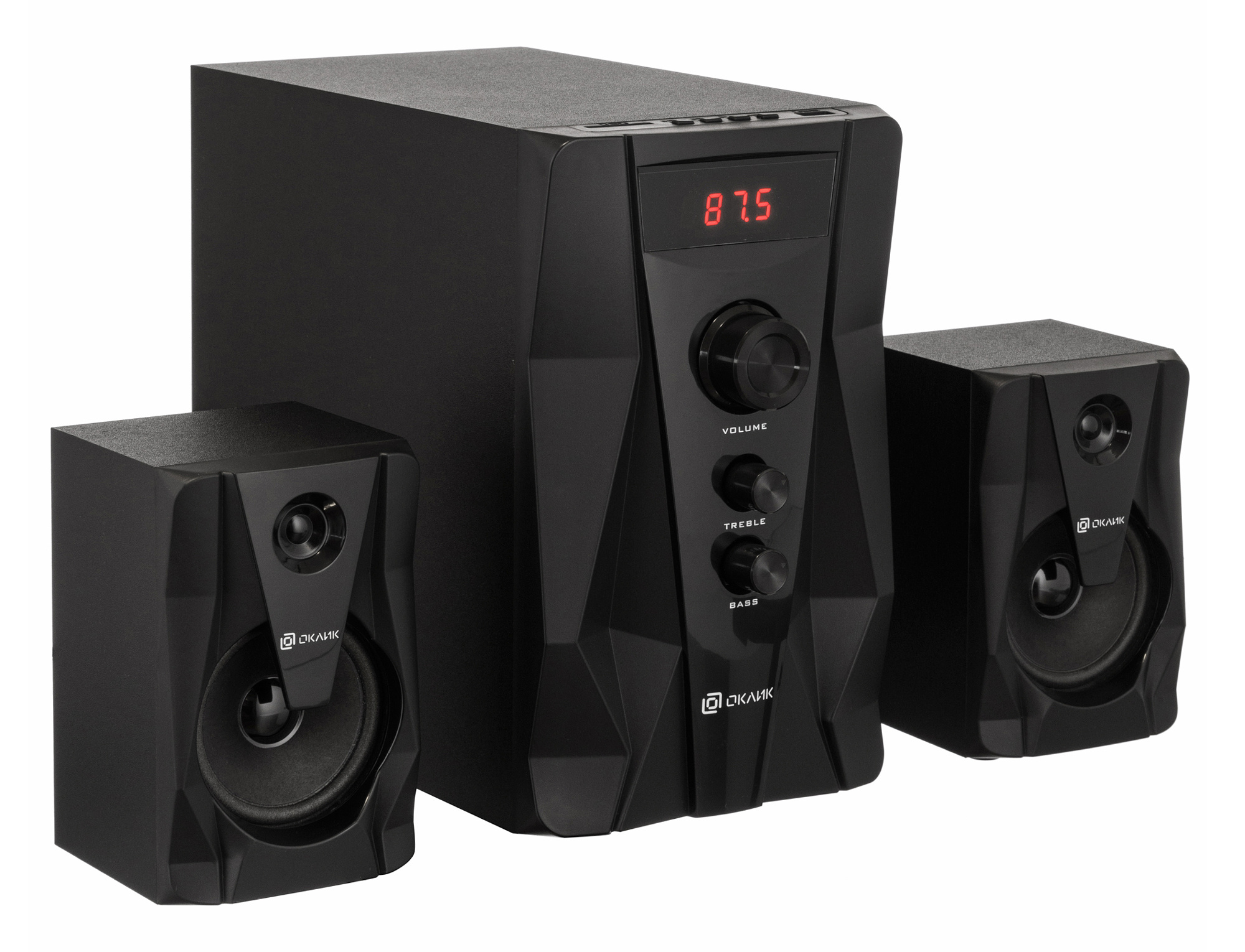 Колонки Oklick OK-431 2.1 черный 23Вт — KSKSHOP.RU