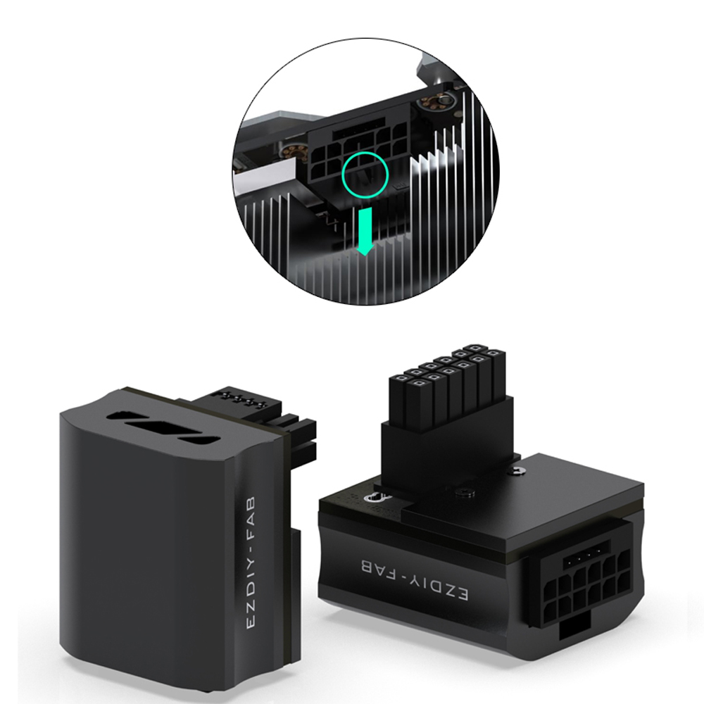 Угловой переходник 12pin видеокарты RTX 40 series RVS — KSKSHOP.RU