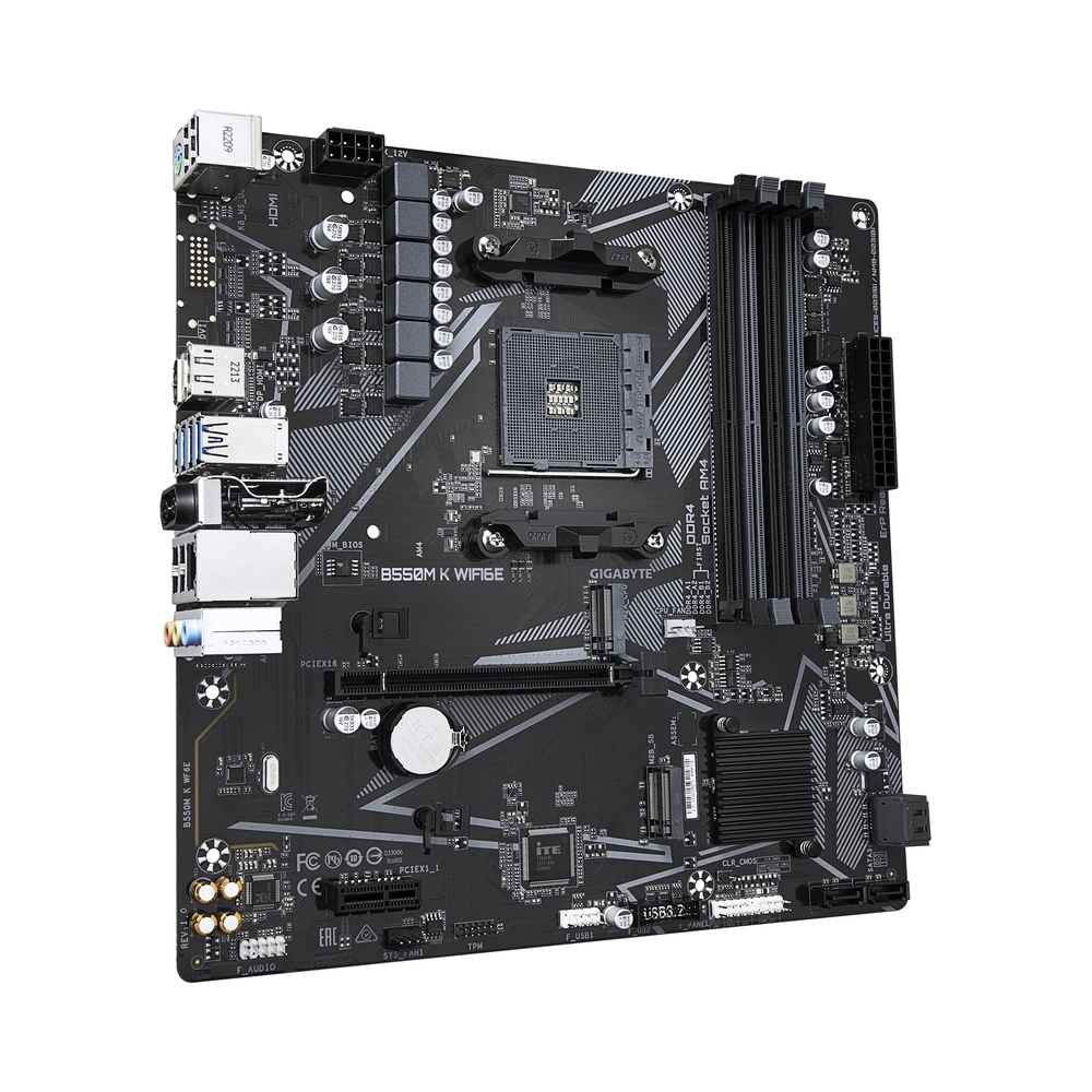 Материнская плата GIGABYTE B550M K WF6E — KSKSHOP.RU