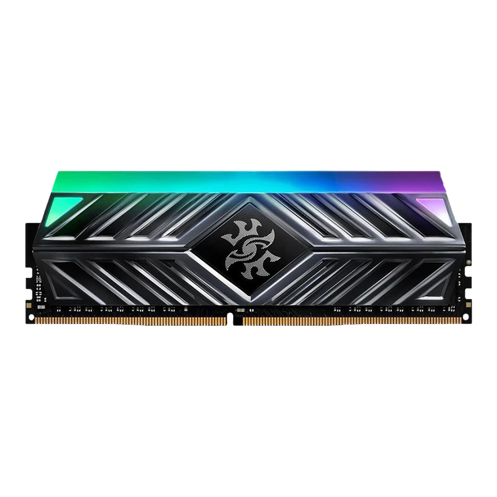 [Б/У] Оперативная память Adata 8GB DDR4 3200MHz XPG SPECTRIX D41 RGB Grey [AX4U32008G16A-ST41] (2) — KSKSHOP.RU