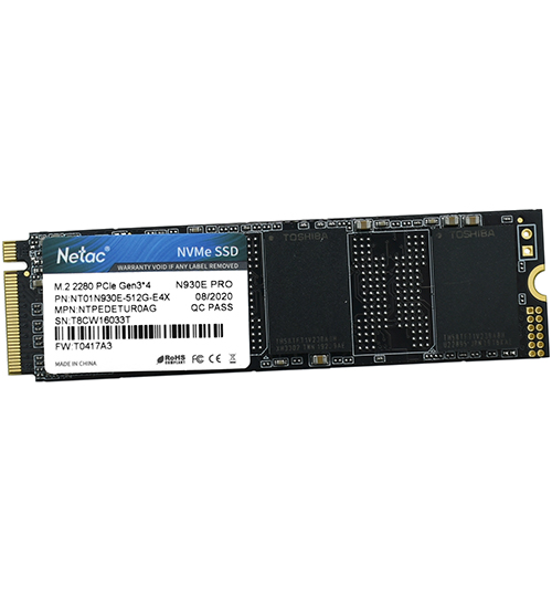 Накопитель SSD Netac 512Gb N930E Pro — KSKSHOP.RU