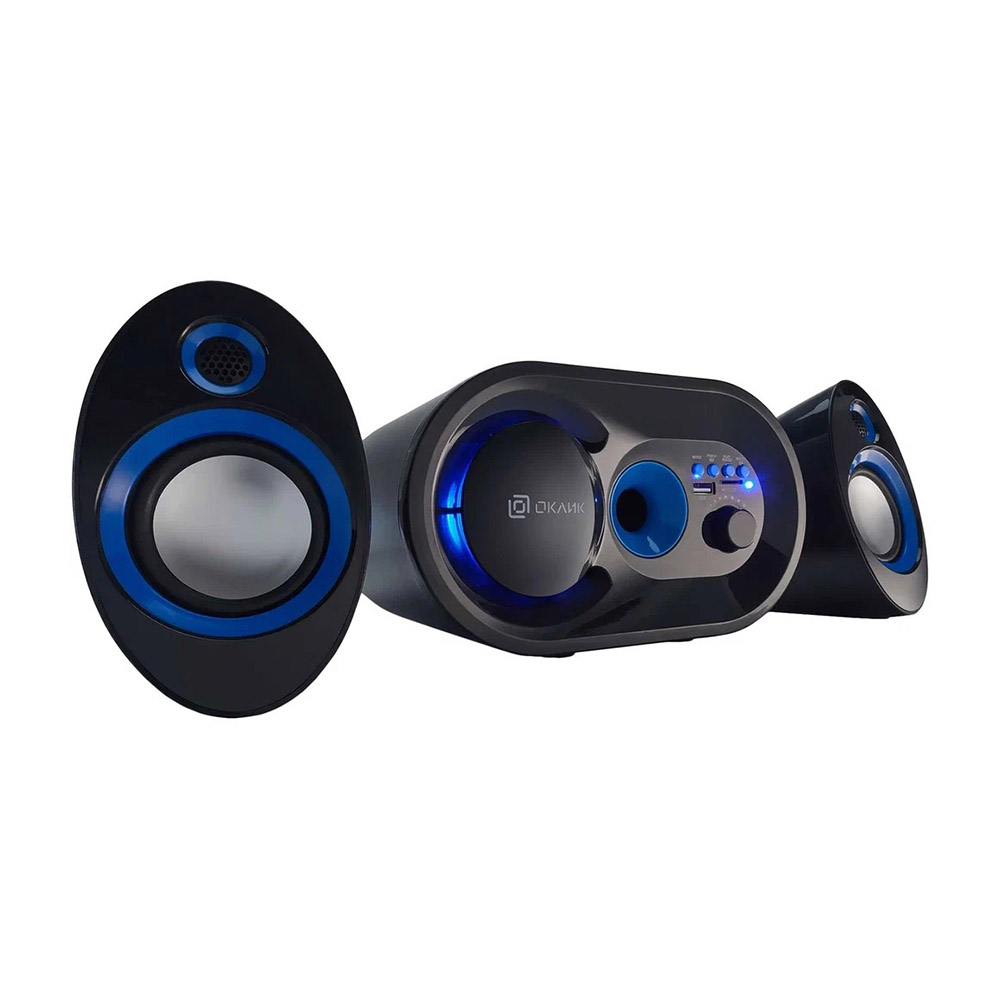 Колонки Oklick OK-433 2.1 черный 15Вт BT — KSKSHOP.RU