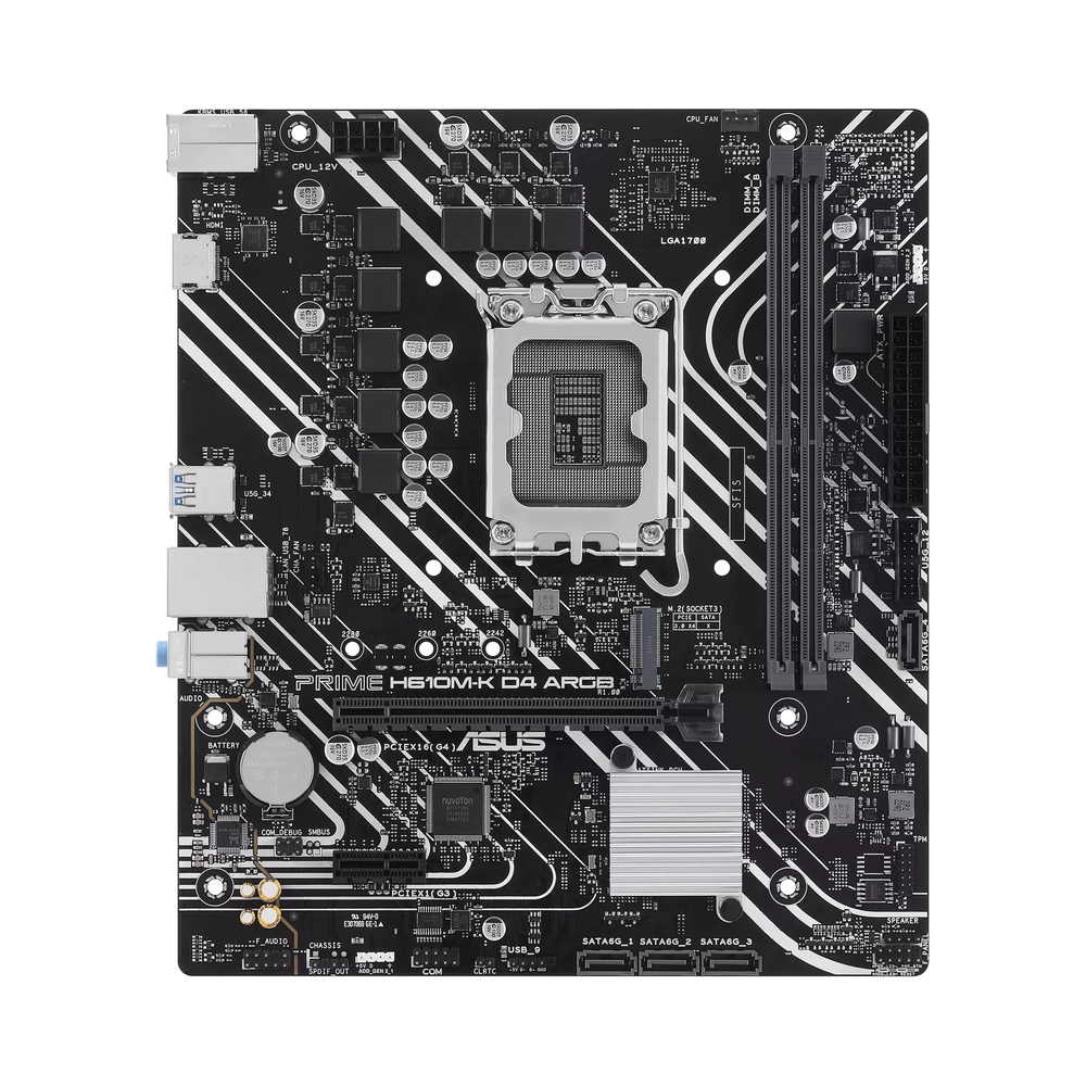 Материнская плата ASUS PRIME H610M-K D4 ARGB — KSKSHOP.RU