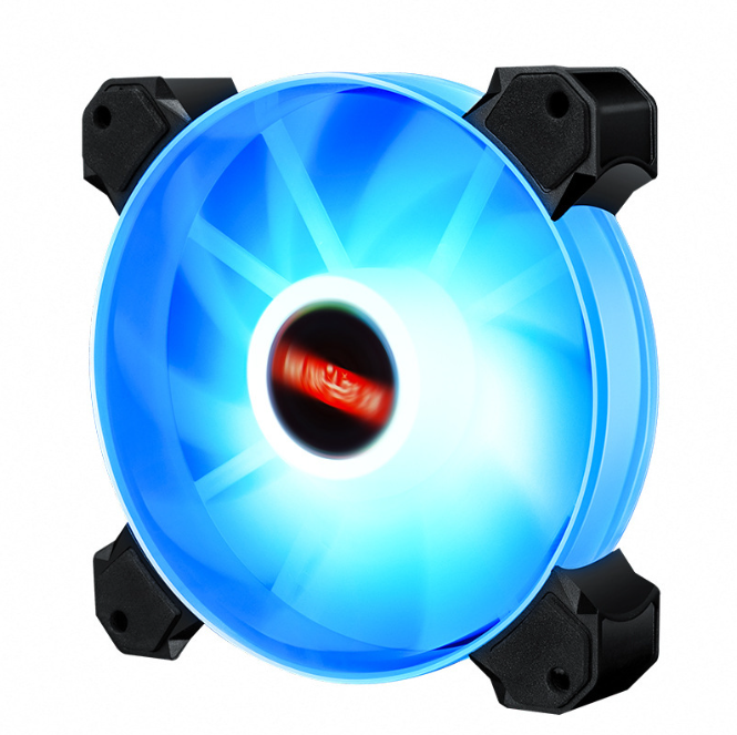 Кулер для пк 120mm YueHUI BLUE MOLEX + 3PIN — KSKSHOP.RU