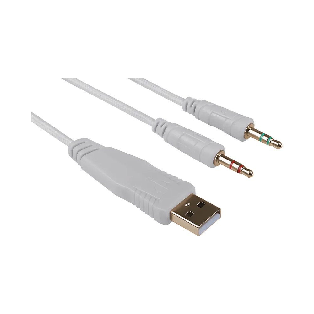 Игровая гарнитура Redragon Mento RGB, белые — KSKSHOP.RU