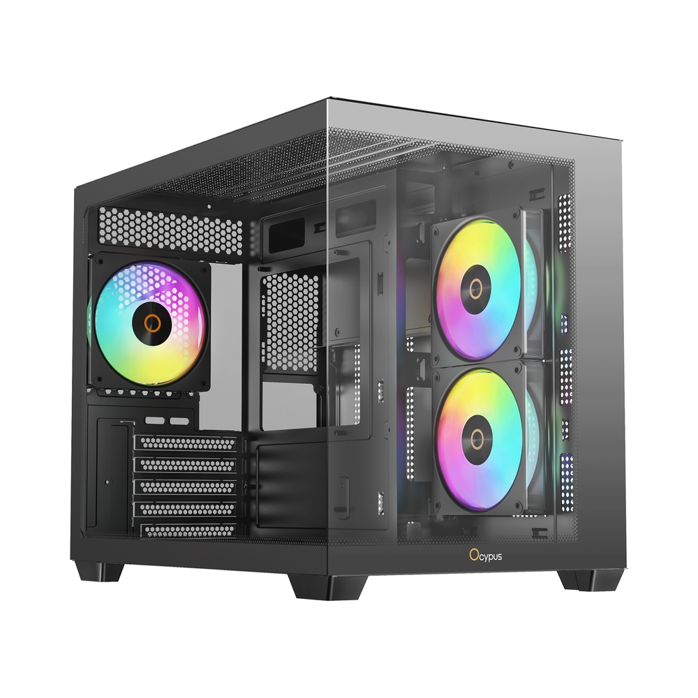 Корпус Ocypus Gamma C54 BK ARGB, черный — KSKSHOP.RU