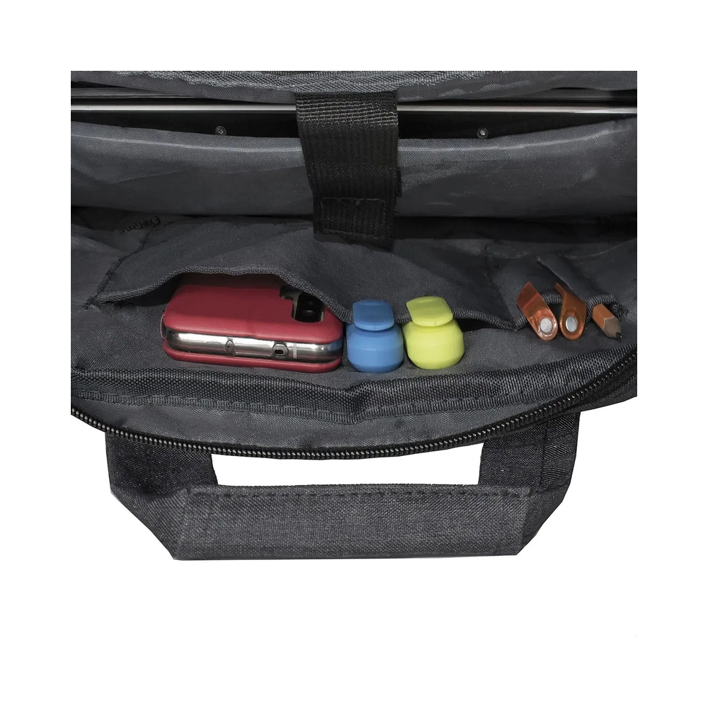 Сумка ExeGate Business ECC-215 Black, черная, полиэстер повышенной плотности 600D, 15.6" — KSKSHOP.RU